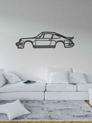 911 Turbo Model 930 Auto Silueta