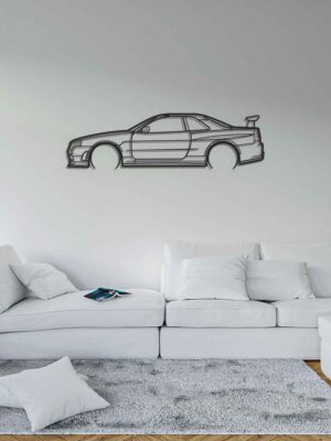 Skyline GT-R R34 Auto Silueta