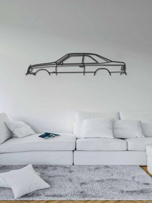W124 COUPE Auto Silueta