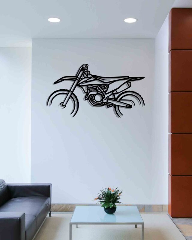 Moto kros Moto Silueta