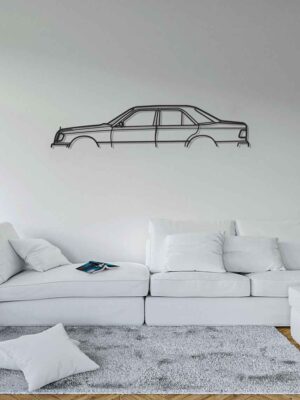 W124 Auto Silueta