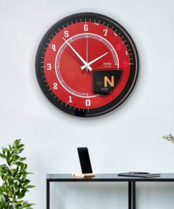 RARI RED - Zidni Sat | 40x40cm