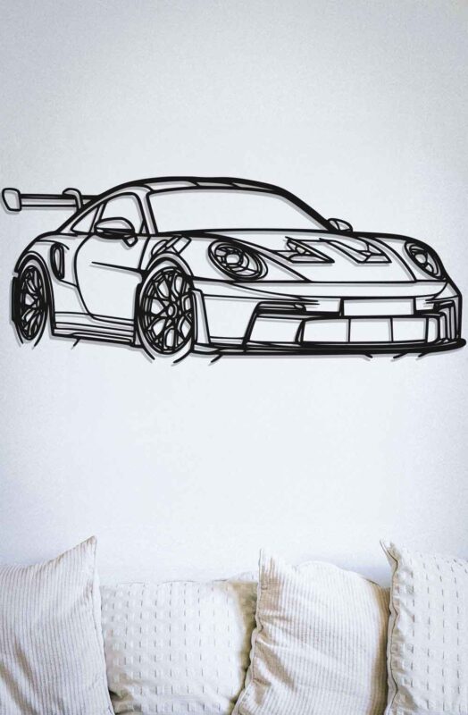 GT3 RS (Front) Auto Silueta