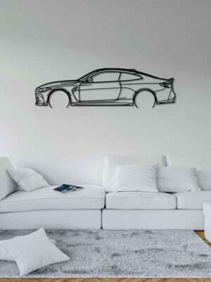 M4 CSL G82 Auto Silueta