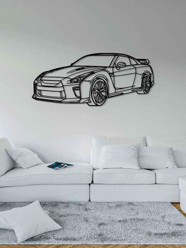 GT-R R35 Auto Silueta