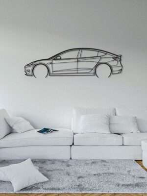 Model 3 Auto Silueta