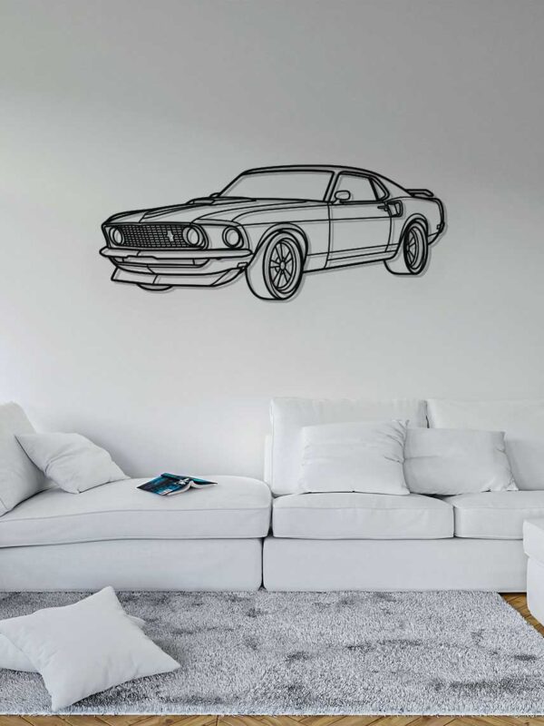 Mustang 1960-1970 Auto Silueta (Iz Ugla)