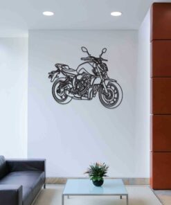 MT-07 Moto Silueta (Bok)