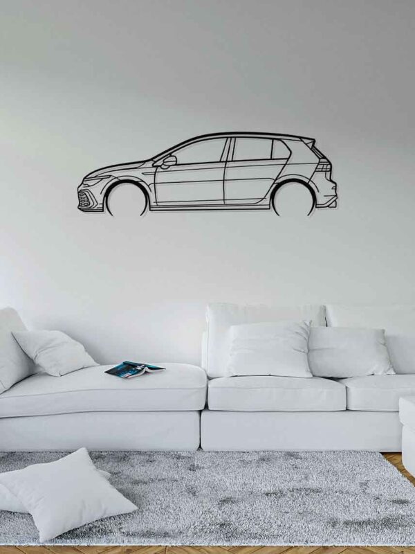 Golf 8 - Auto Silueta