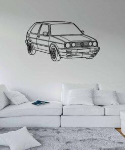 Golf 2 GTI Detaljno (Ugao) Auto SIlueta