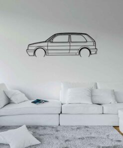 Golf 2 GTI Kupe Auto Silueta