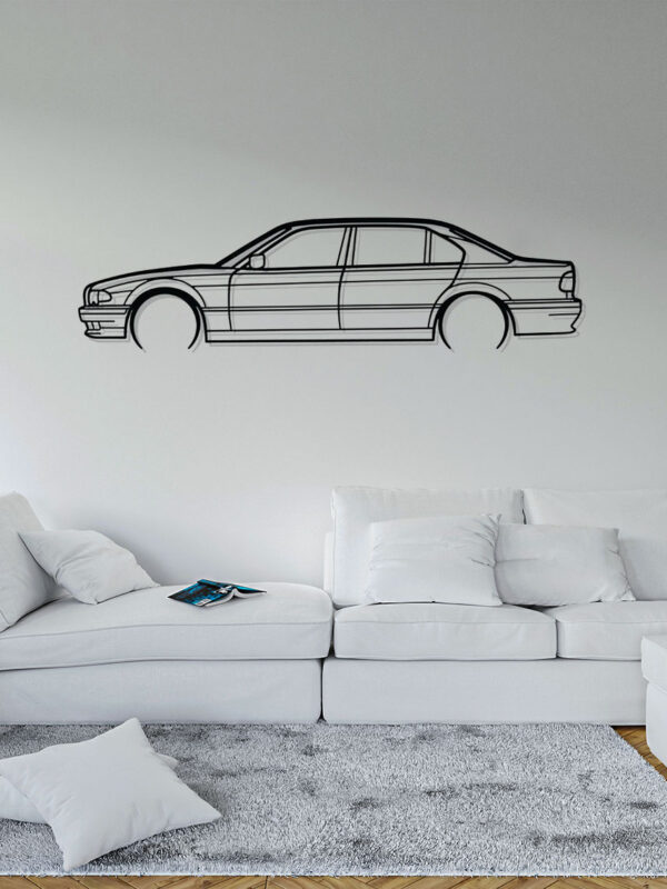 E38 740i Auto Silueta